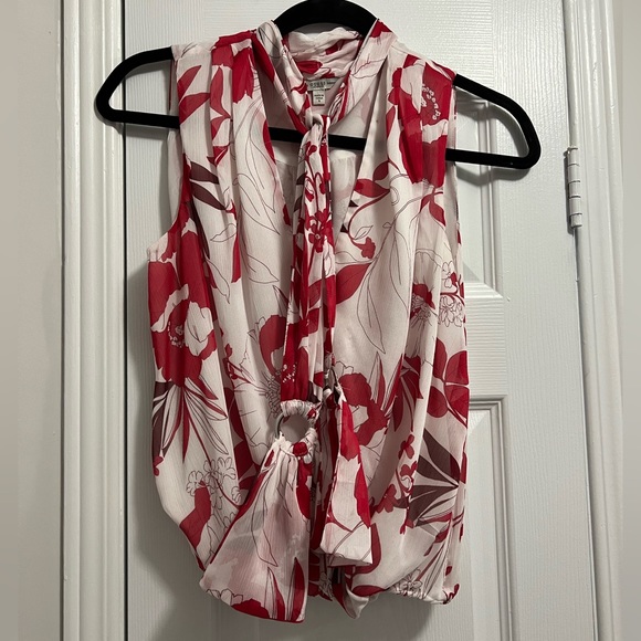 Guess floral sleeveless blouse - Picture 1 of 5